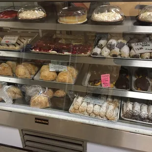a display of pastries