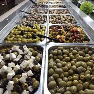 Half the olive bar