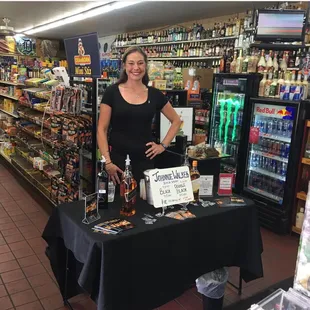 Great liquor sampling!