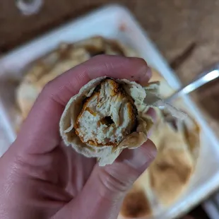 Look at how dry this chicken is