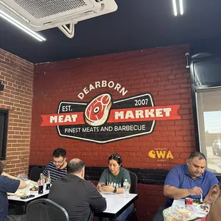 Main dine in area, 6-7 tables max