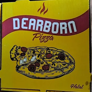 a pizza in a box