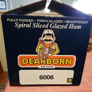 Ham box with logo