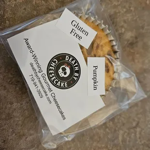 a bag of gluten free cookies