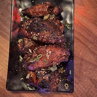 Wings-- my group thought they didn't have a ton of flavor