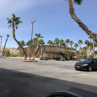 Hotel across the mini mart!