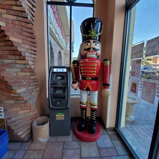 the entrance to a store