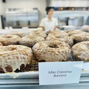 Miso caramel banana
