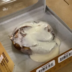Homemade cinnamon roll
