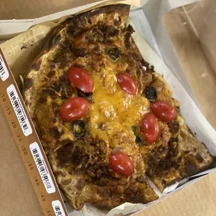 Taco pizza