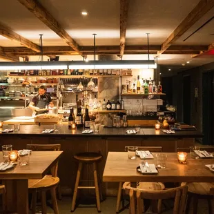 interior, sushi and sashimi