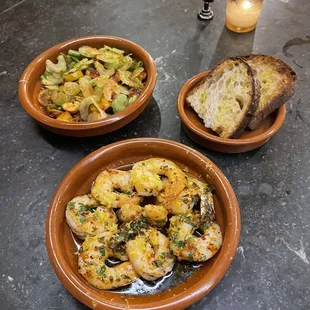 Gambas al Ajillo, Pulpo