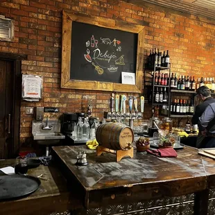 a man at a bar