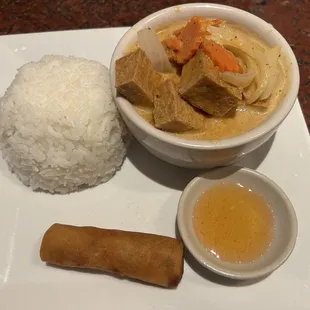 Curry tofu