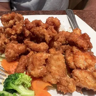 Honey chicken