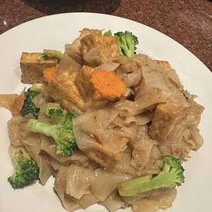 Pad See Ew with tofu, no egg