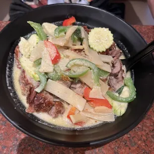 Green Ramen Green Curry