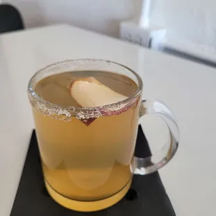 a cup of apple cid