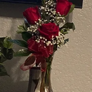 The second, corrected bouquet.