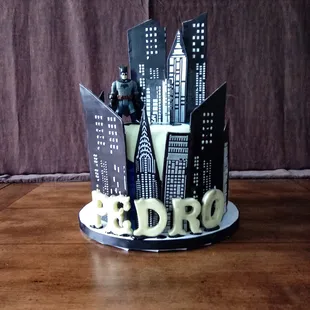 Batman birthday cake.