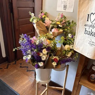 Lovely local bouquets