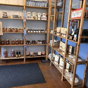 Local Granola, honey and more for purchase