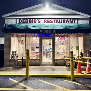 Front of the restaurant.