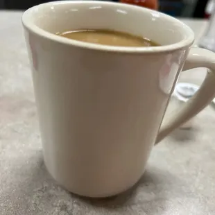 Great coffee and looking forward to a great breakfast.