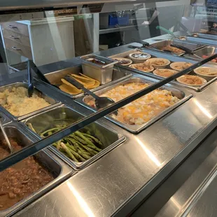 a variety of food items