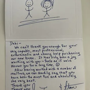 This was so nice of my buyers!! Made my week!!