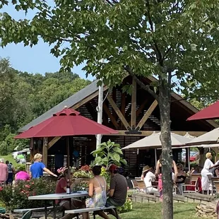 Live music area with dance floor