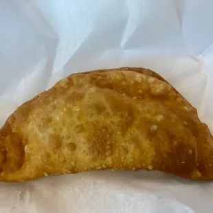 A perfectly done empanada