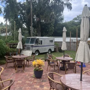 Outside seating area