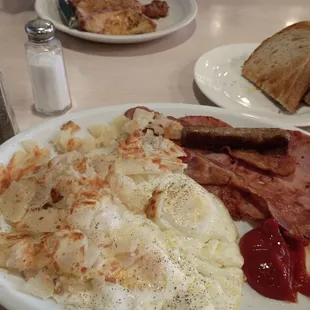 Slam breakfast, great.