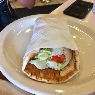 Chicken pita