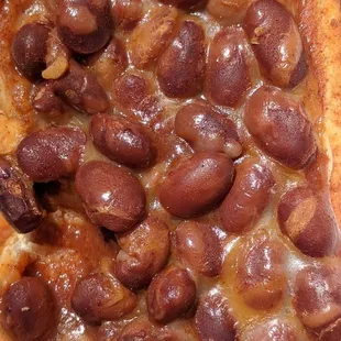 Alleged "chili" on the chili dog is all beans. Where's the beef?