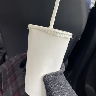 Small Vanilla Shake with Hot Caramel