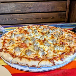 12 Inch Double Sausage Pizza
