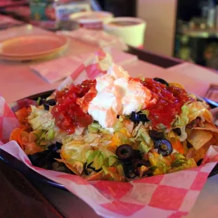 a bowl of nachos