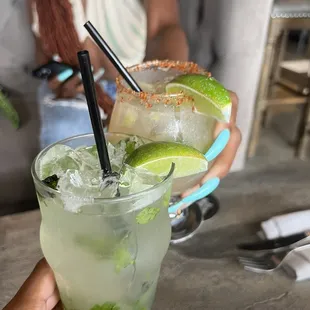 Mocktail + strawberry margarita