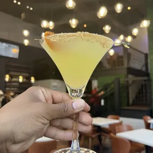 The Peach Cobb Martini