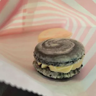 Earl grey in front, fruity pebbles in back