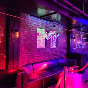 the interior of a nightclub