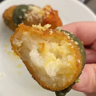 Inside of arancini