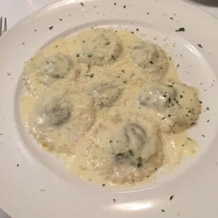 Agnolotti alla crema.