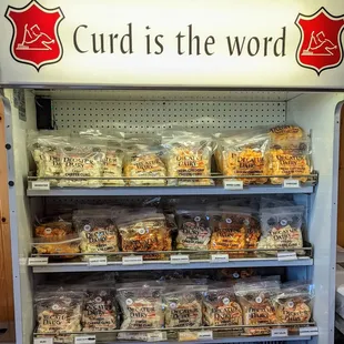 a display of bread and pastries