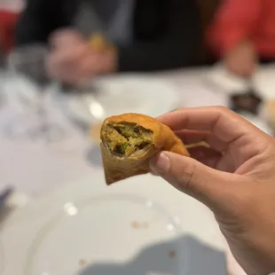 Veggie samosas! Perfectly made