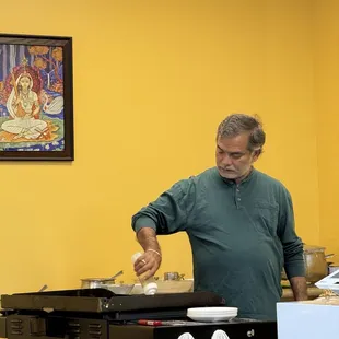 Live dosa station