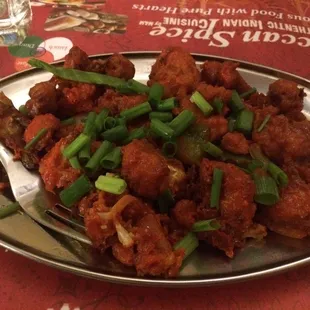 Chilli Gobi (cauliflower)
