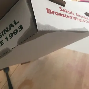 Hope you like some grease with your pizza.